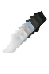 Jack & Jones Pack of 7 basic short socks white