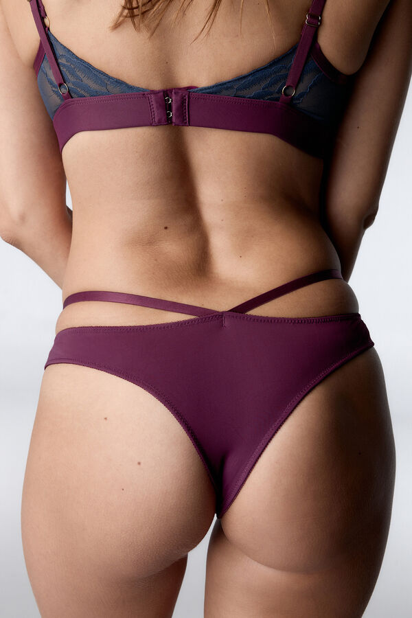 Black Limba Cleo Stahlblauer String Blau