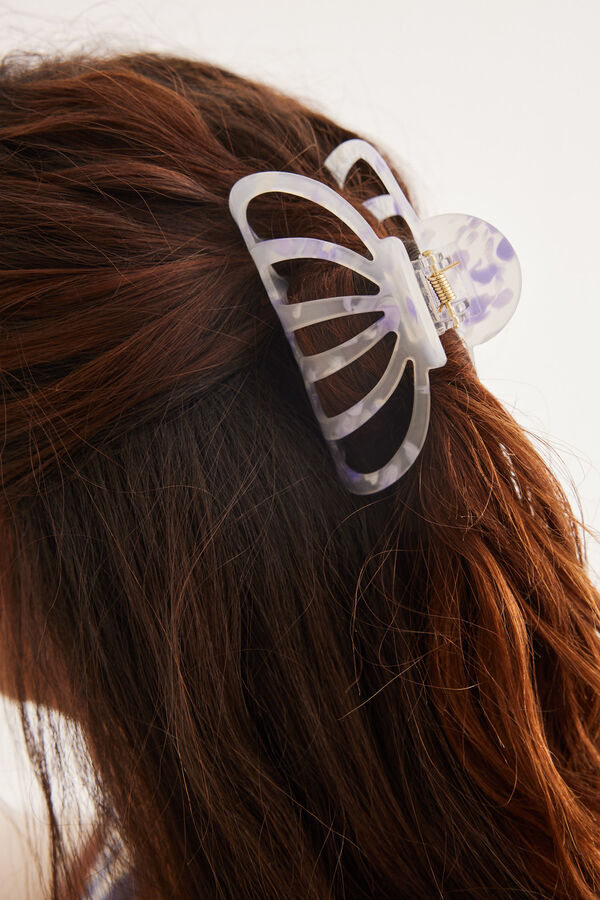 Womensecret Lilac carey hair clip white