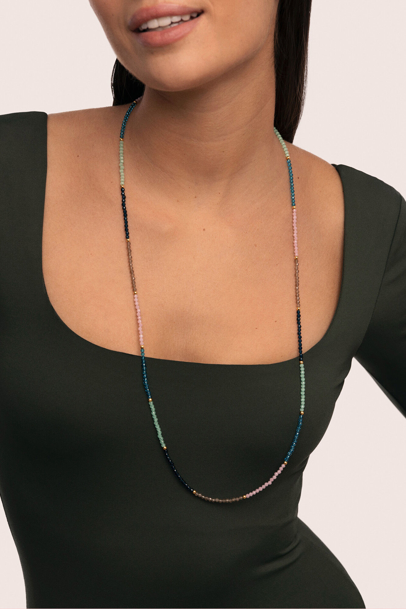 Singularu Halskette Dye Dots Bruma Acero vergoldet