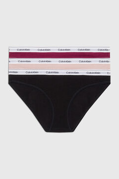 Womensecret Pack of 3 classic low-rise panties imprimé