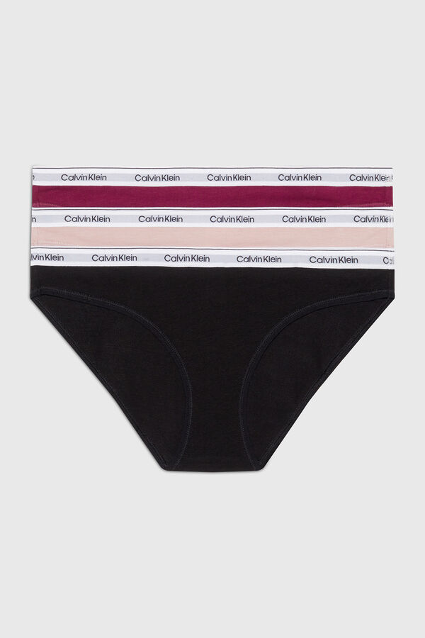 Womensecret Pack of 3 classic low-rise panties S uzorkom