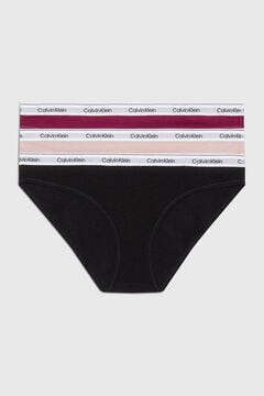 Womensecret Pack of 3 classic low-rise panties mit Print