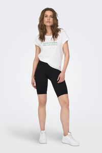 Only Play Legging ciclista seamless negro canal&eacute;