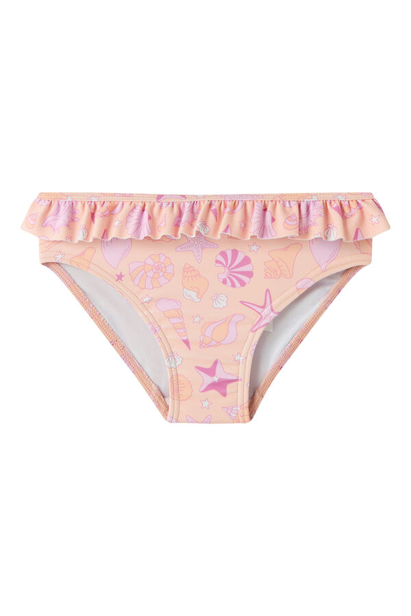 Name it Culotte de bikini pour fille bleu marine rose