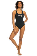 Womensecret Women's one-piece swimsuit with crossed straps - ROXY Active  Schwarz