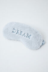 Women'secret Blue faux fur sleep mask grey