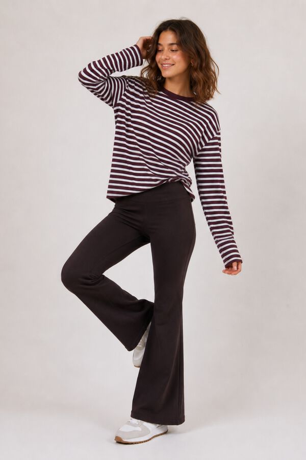 LMTD Striped T-shirt nude