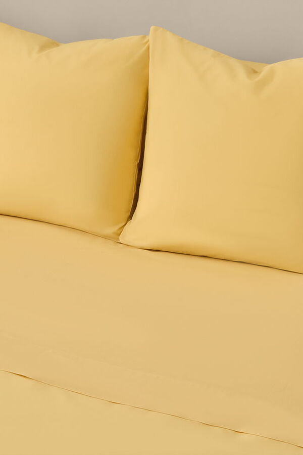 Textura Len&ccedil;ol de cima de algod&atilde;o org&acirc;nico estampado