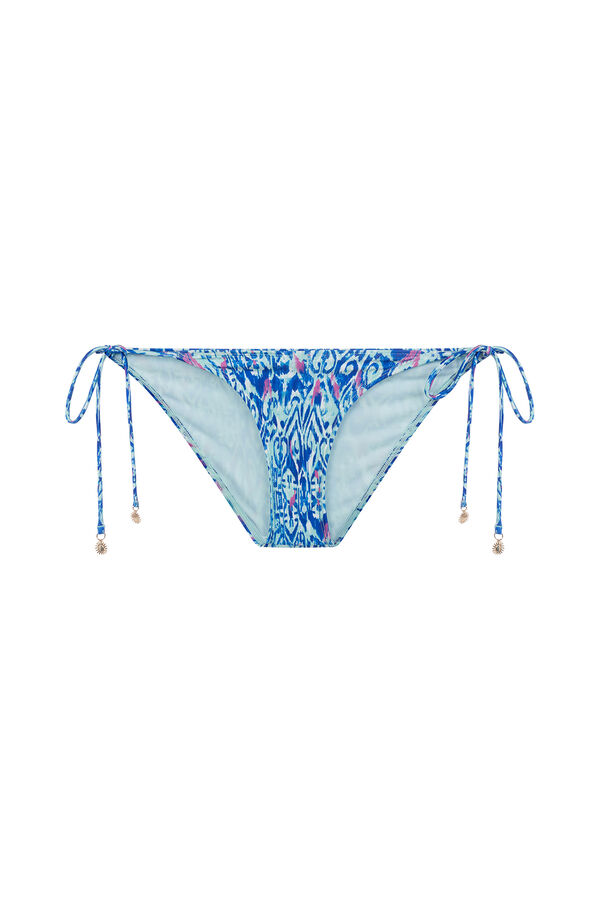 Dorina Braga bikini lazo lateral Ventura estampado