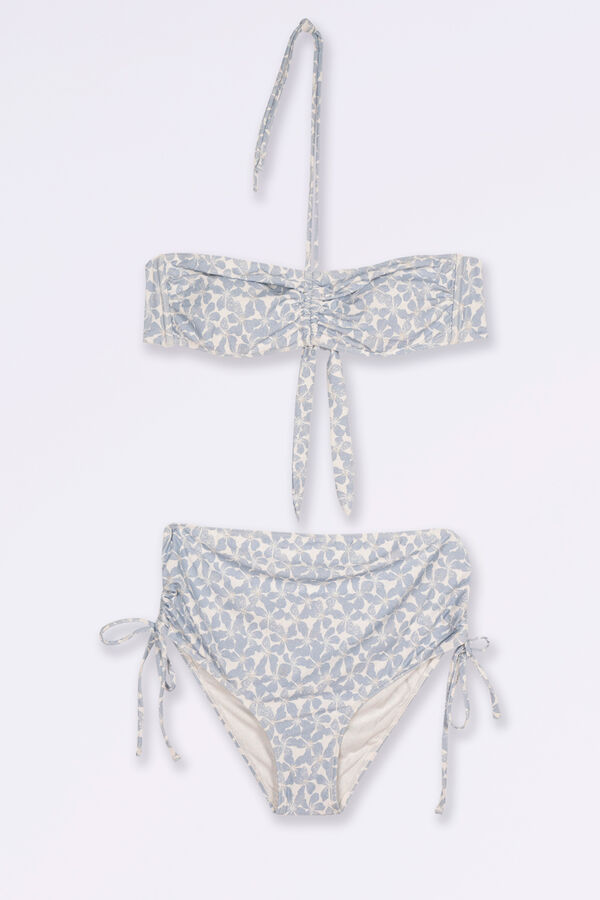 Womensecret Sparkly print maternity bikini bleu