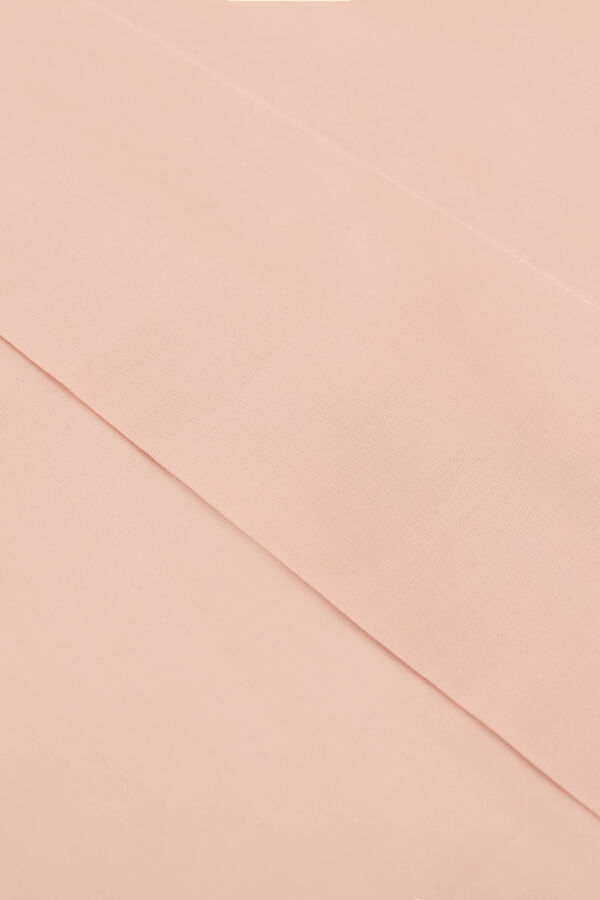 Womensecret Lençol algodão orgânico. Cama 80-90 cm. rosa