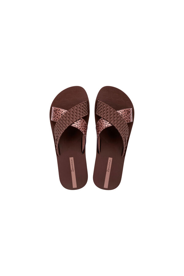 Ipanema Animal print cross-strap sandals nude
