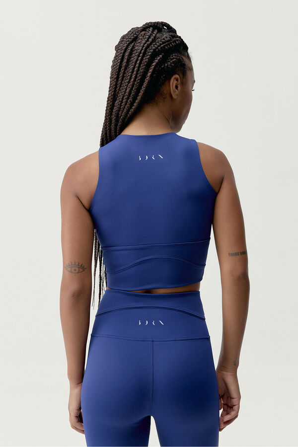 Born Living Yoga Sujetador top deportivo Saori azul azul