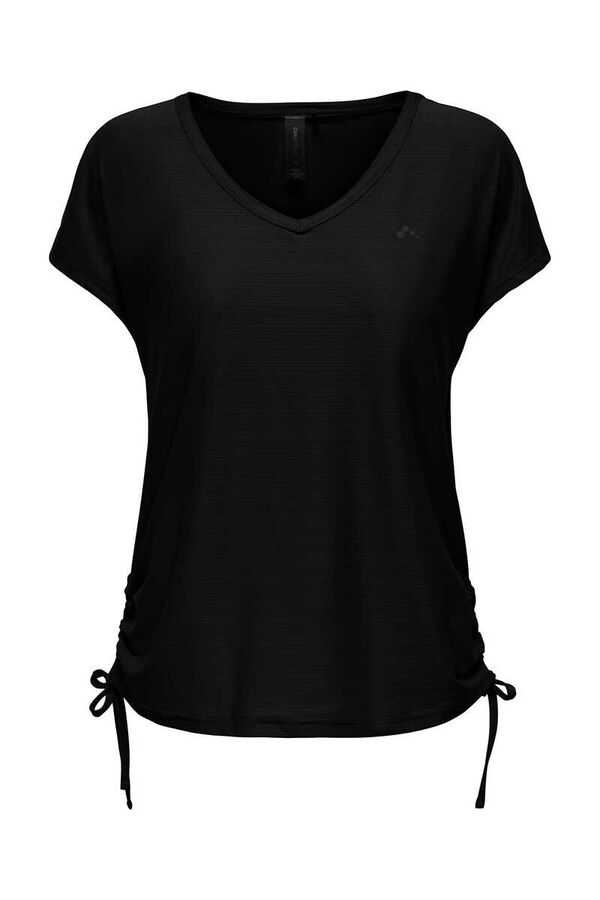 Womensecret Adjustable side T-shirt fekete