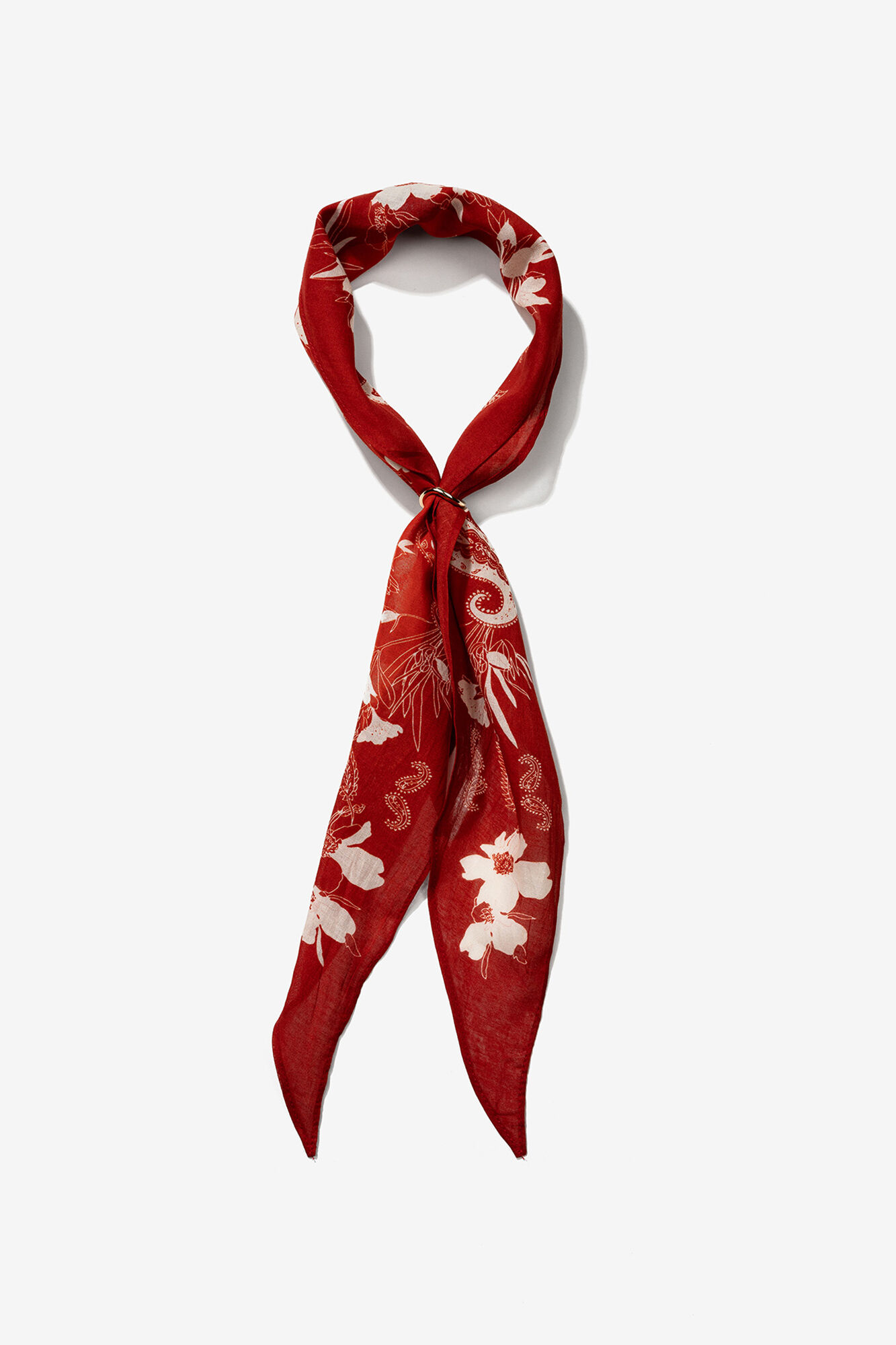 Vilanova Bandana roja floral