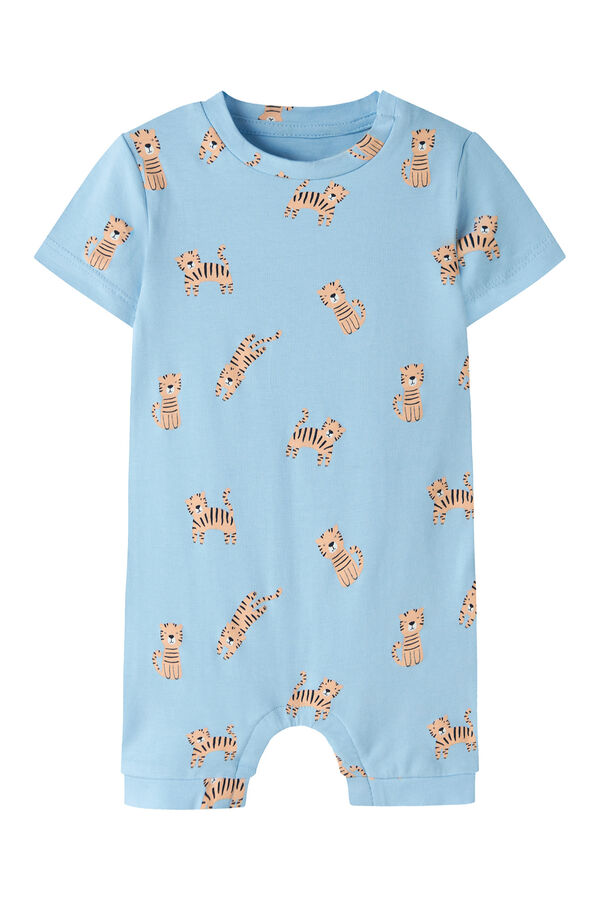Name it Printed baby jumpsuit blue