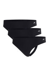 Adidas Pack of 3 active light flex thongs black