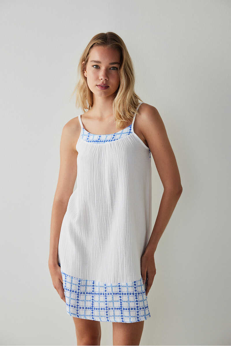 Womensecret White strap nightgown white