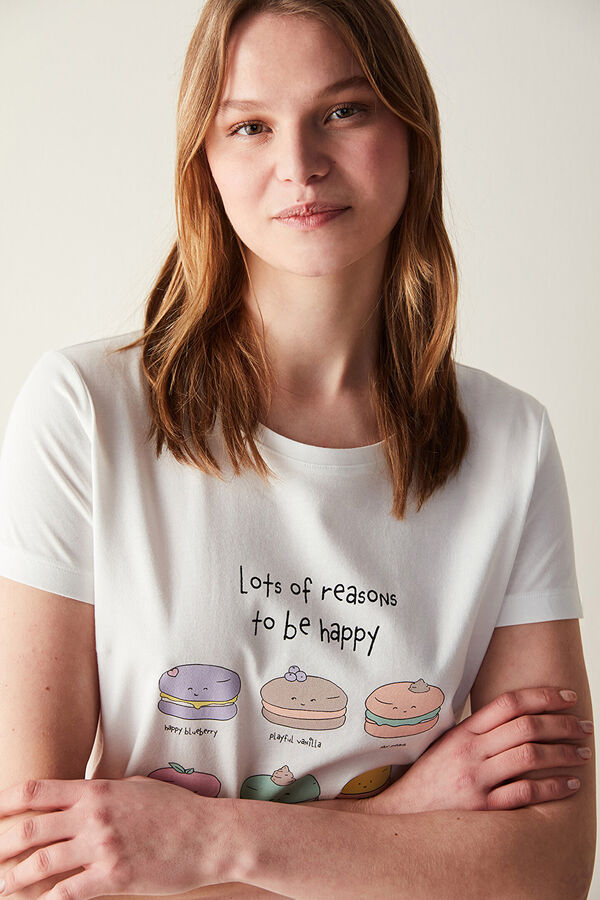 Penti Macaron Pink Pants Pajama Set pink