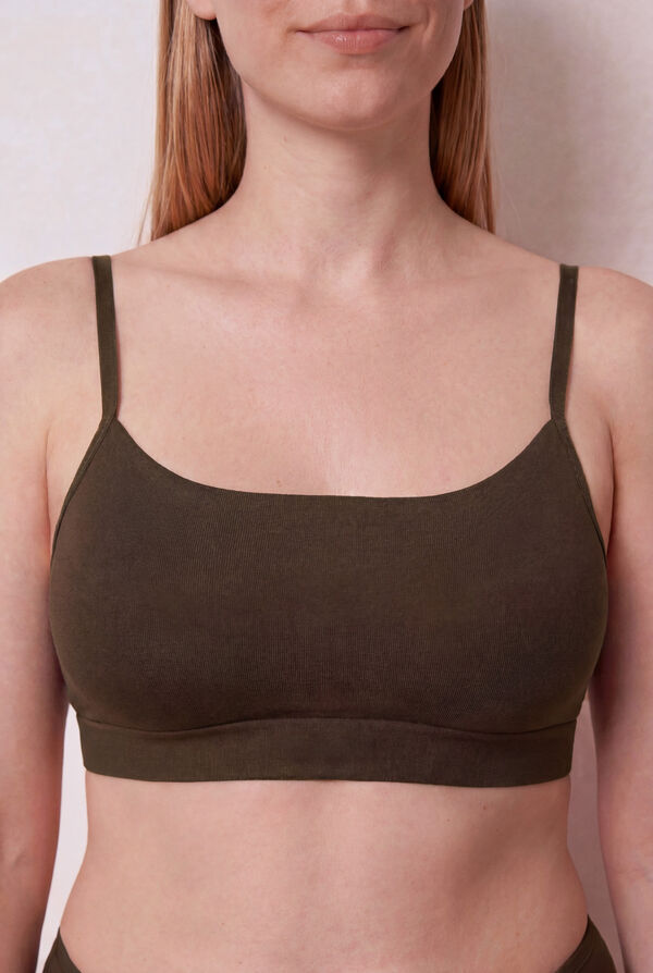 Women'secret Burgundy seamless padded top pink