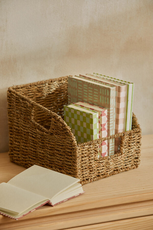 Calma House Cesto revistero de junco de mar Vung nude