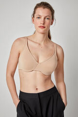 Gisela Nagy méretű, merevítős melltartó  természetes