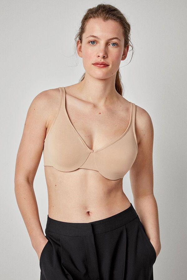 Gisela Nagy méretű, merevítős melltartó  természetes