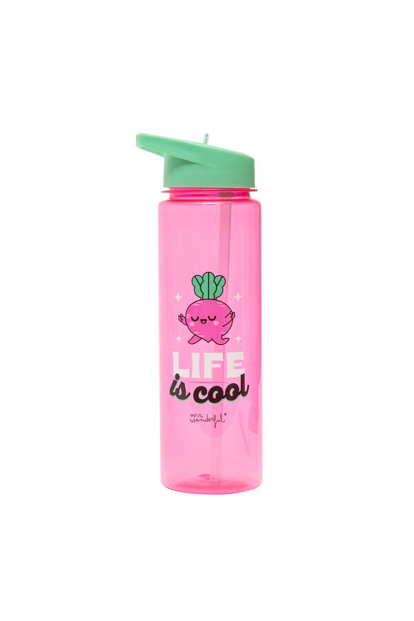 Womensecret Botella Remolacha - Life is cool estampado