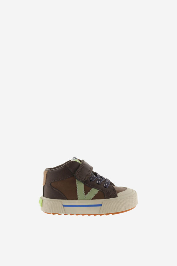 Victoria Kids' high-top sneakers nude