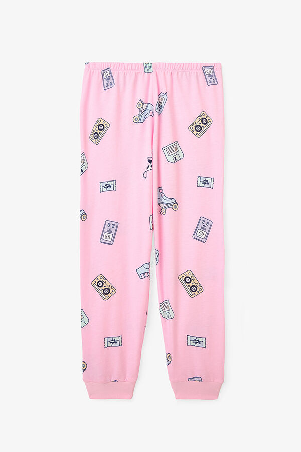 Penti Pack de 2 pijamas de manga larga de algod&oacute;n Retro Toy para ni&ntilde;a estampado