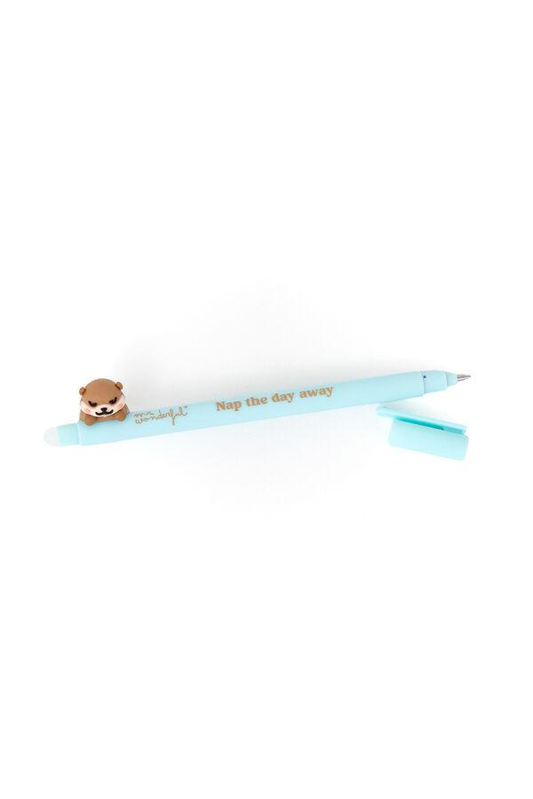 Mr. Wonderful Erasable pen Lazy otter - Nap the day away printed