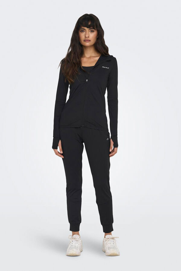 Only Play Ultraleichte Trainingsjacke Schwarz
