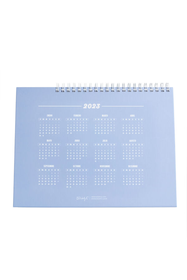 Mr. Wonderful Calend&aacute;rio de mesa estampado