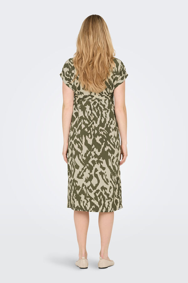 Only Maternity Vestido camisero maternity gris