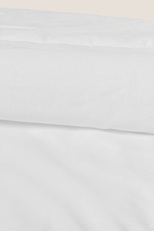 Womensecret Bettdecke Baumwolle und Bambus. Bett 80-90 cm. Weiß