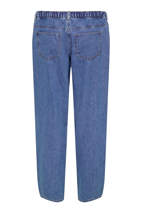 Only Maternity Jeans rectos maternity azul