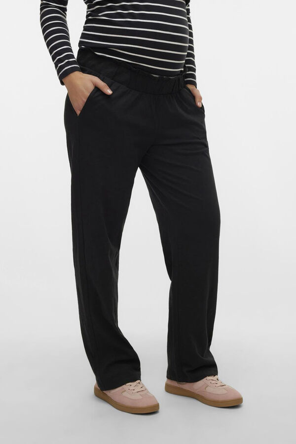 Mamalicious Pantalón largo maternity negro