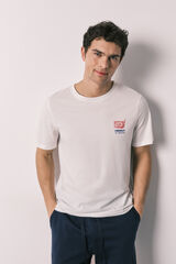 Women'secret Vermouth cotton men's short pyjamas beige