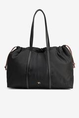 Vilanova Bolso Shopper de Nylon negro