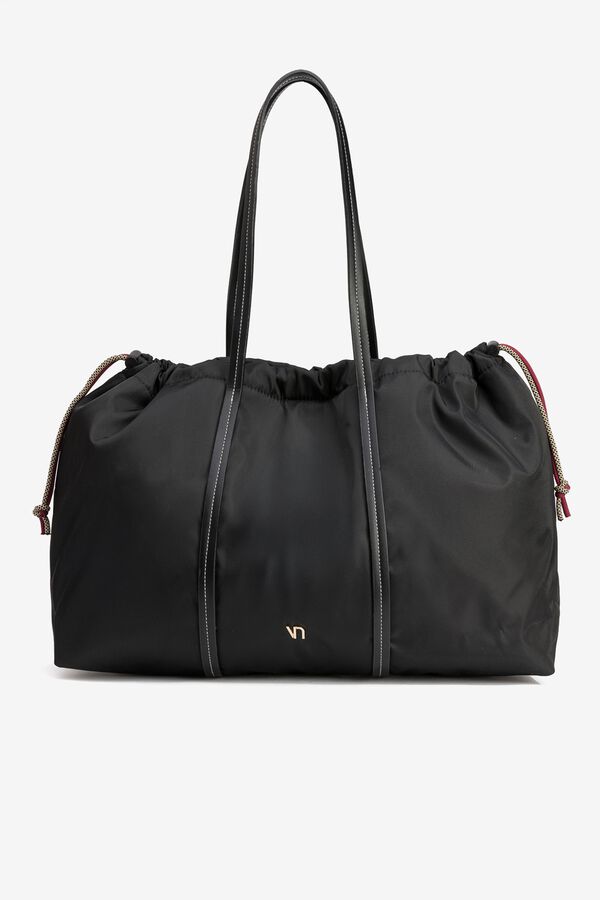 Vilanova Bolso Shopper de Nylon negro