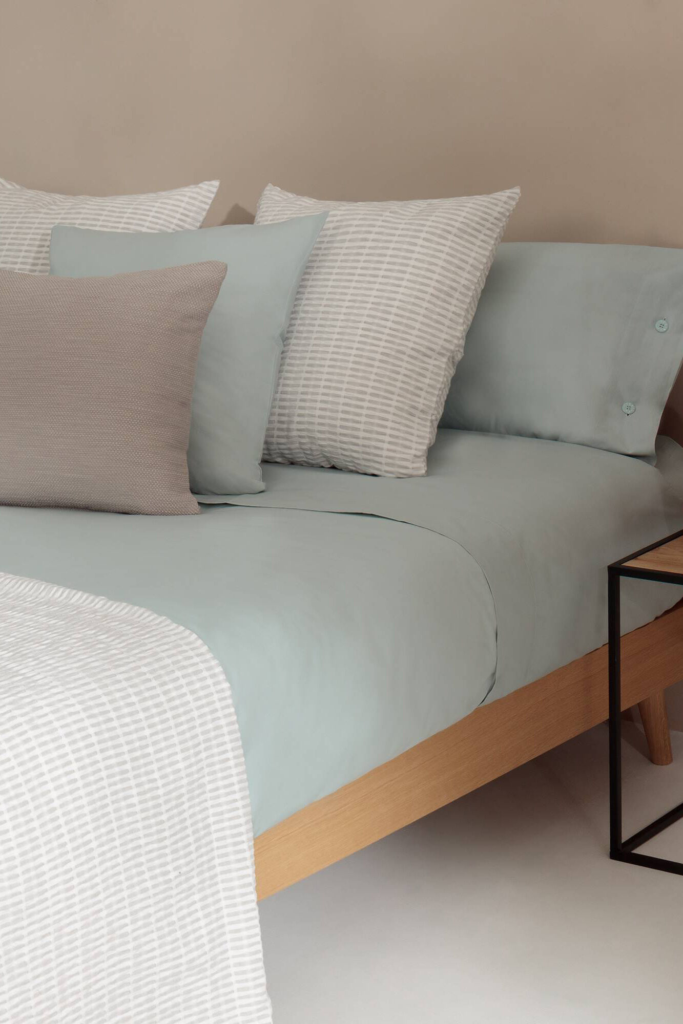 Textura S&aacute;bana algod&oacute;n org&aacute;nico. Cama 135-140cm.