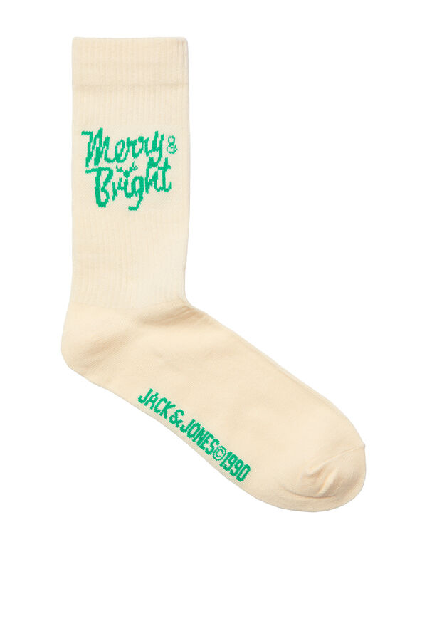 Jack & Jones Pack 3 calcetines blanco