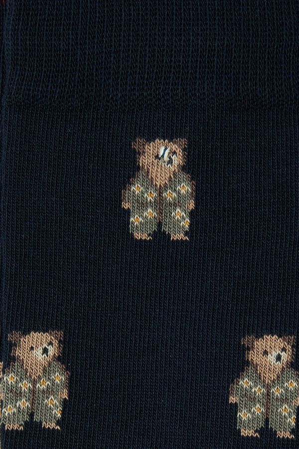 Kiff-Kiff Men's printed socks nude