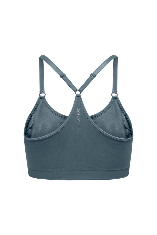 Only Play Sujetador deportivo b&aacute;sico gris