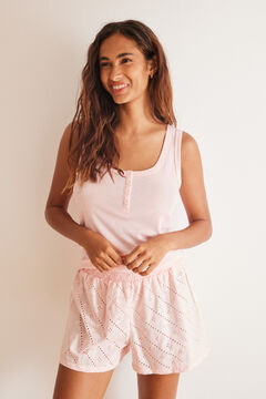 Womensecret Short pink 100% cotton pyjamas Roze