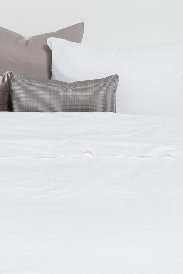 Womensecret Bettlaken Baumwollperkal. Bett 135-140 cm. Weiß