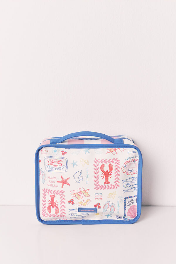 Women'secret Multicoloured large vanity case printed