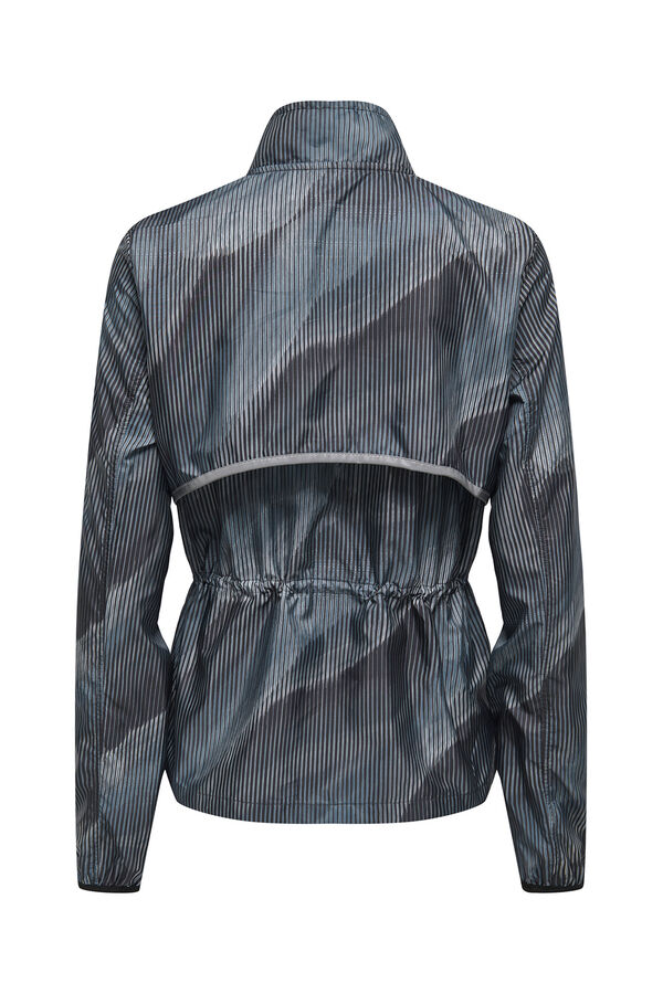 Only Play Casaco t&eacute;cnica de corrida cinzento