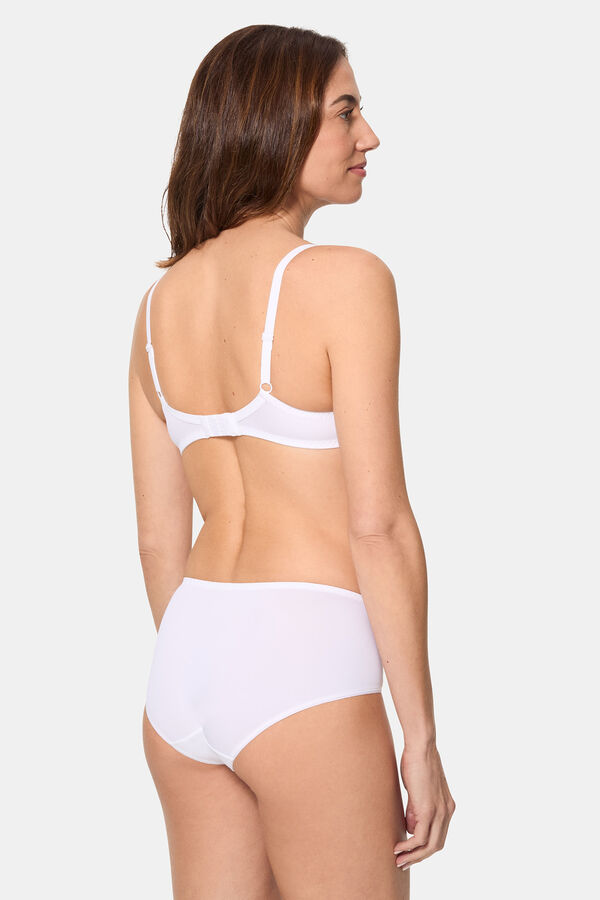 Playtex Braga midi microfibra blanco